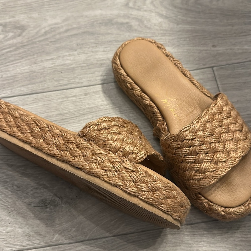 BEACH by Matisse Caspia Women's Platform Sandals in Nude Size 7.5 - Picture 9 of 11